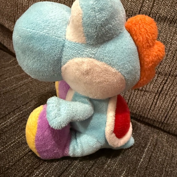 Plush Dinosaur Toy - Blue and Purple - Picture 2 of 2